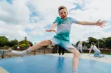 Jumping Pillows at Heatherton World of Activities, Tenby, Pembrokeshire