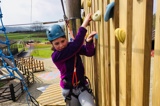 Tree Tops Trail junior high ropes adventure course - Tenby, Pembrokeshire, South West Wales